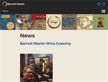 Tablet Screenshot of barrettmartin.com